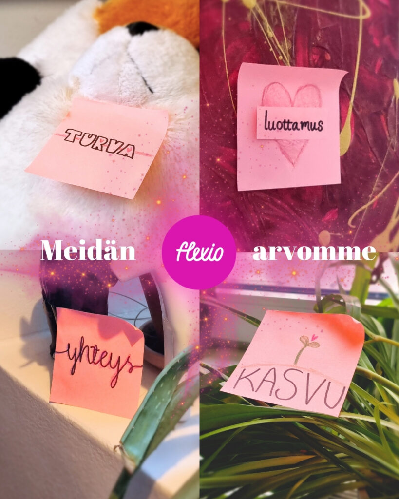 Flexion arvot turva, luottamus, yhteys ja kasvu